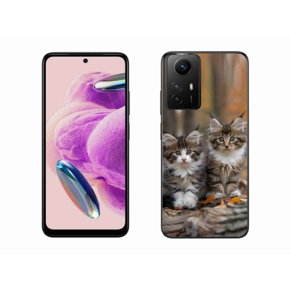Gelový kryt mmCase na Xiaomi Redmi Note 12S - kočičí duo 3