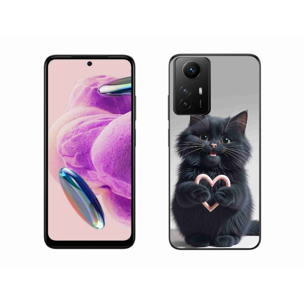 Gelový kryt mmCase na Xiaomi Redmi Note 12S - kočičí láska 3