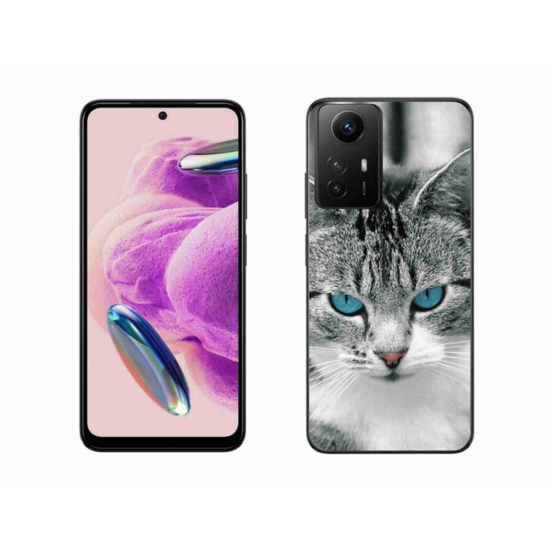 Gelový kryt mmCase na Xiaomi Redmi Note 12S - kočičí pohled 1