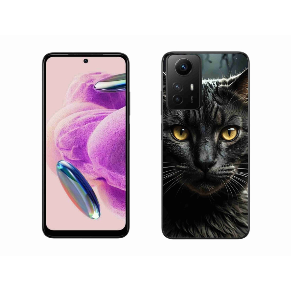 Gelový kryt mmCase na Xiaomi Redmi Note 12S - kočičí pohled 3