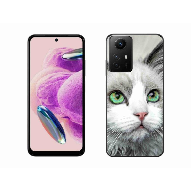 Gelový kryt mmCase na Xiaomi Redmi Note 12S - kočičí pohled