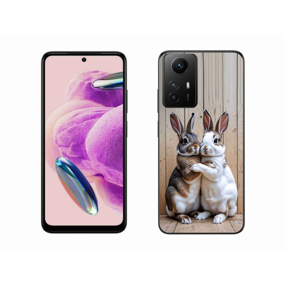 Gelový kryt mmCase na Xiaomi Redmi Note 12S - králičí pár