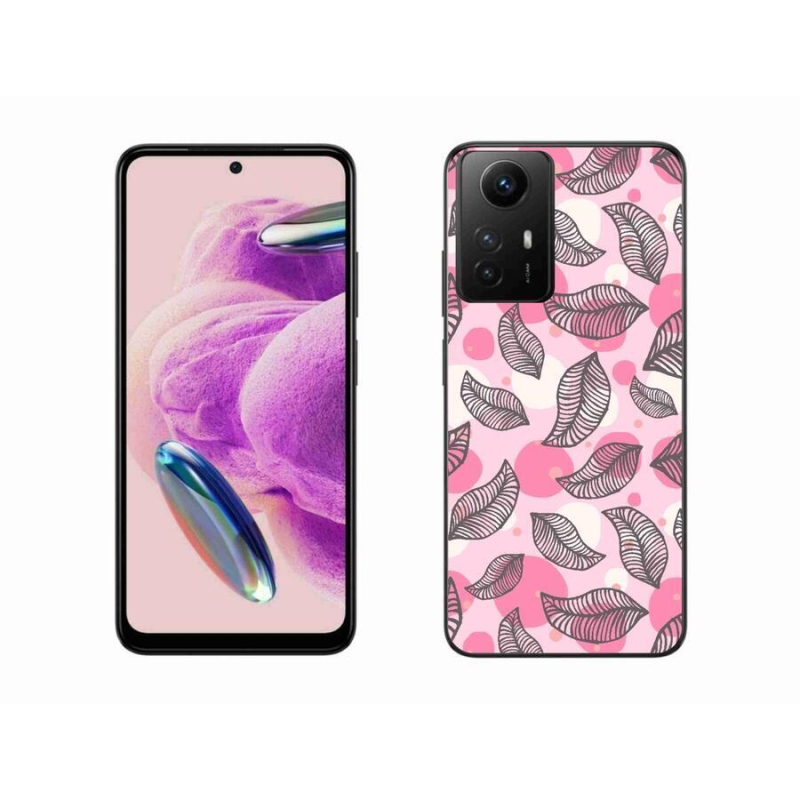 Gelový kryt mmCase na Xiaomi Redmi Note 12S - kreslené padající listy