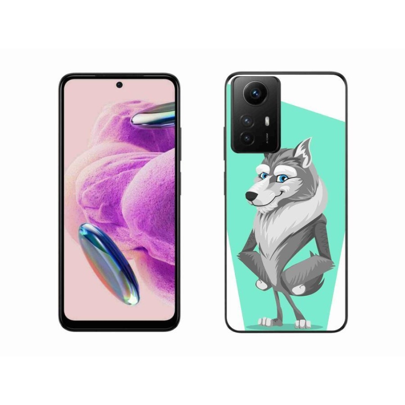 Gelový kryt mmCase na Xiaomi Redmi Note 12S - kreslený vlk