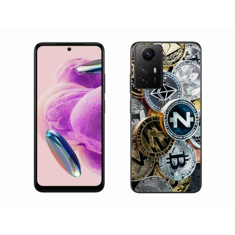 Gelový kryt mmCase na Xiaomi Redmi Note 12S - kryptoměny