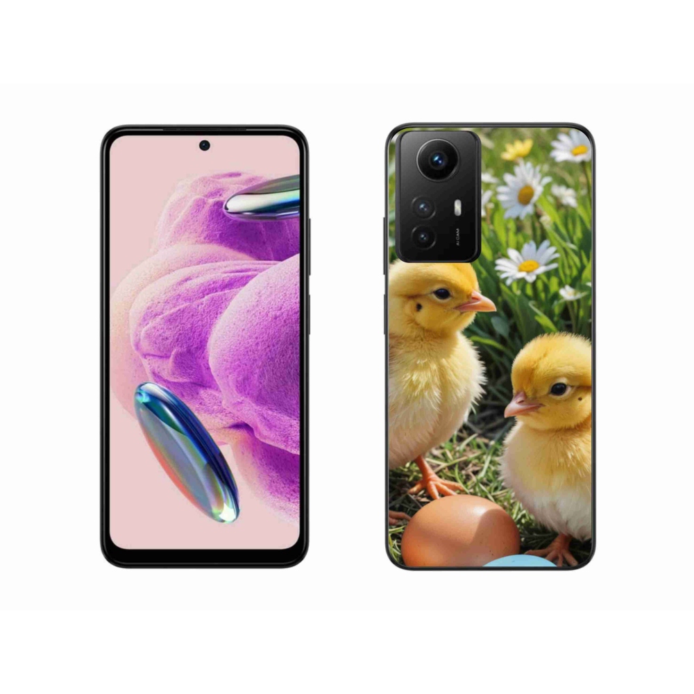 Gelový kryt mmCase na Xiaomi Redmi Note 12S - kuřátka