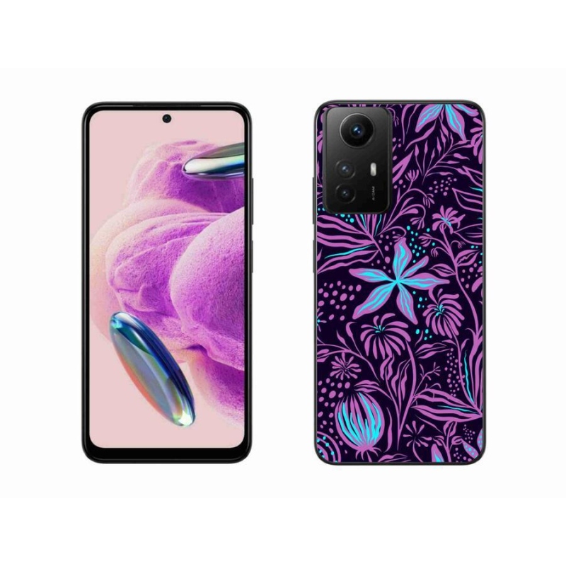 Gelový kryt mmCase na Xiaomi Redmi Note 12S - květiny 2