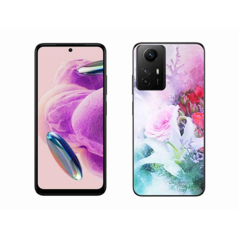 Gelový kryt mmCase na Xiaomi Redmi Note 12S - květiny 4
