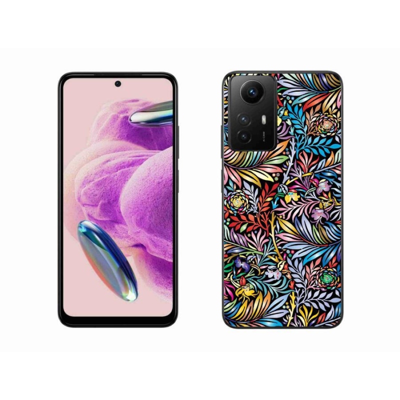 Gelový kryt mmCase na Xiaomi Redmi Note 12S - květiny 5