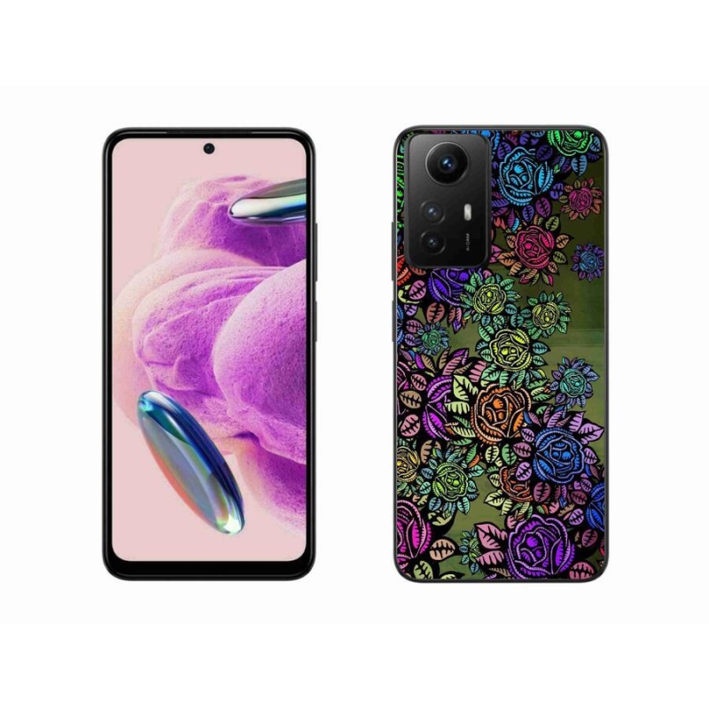 Gelový kryt mmCase na Xiaomi Redmi Note 12S - květiny 6