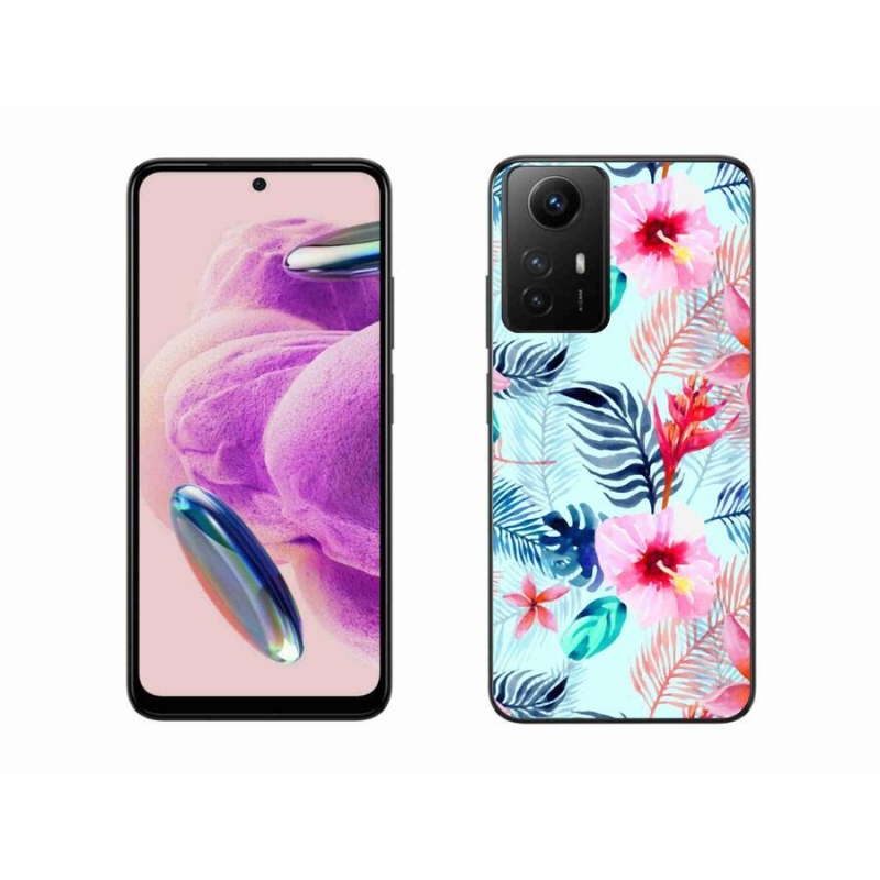 Gelový kryt mmCase na Xiaomi Redmi Note 12S - květiny