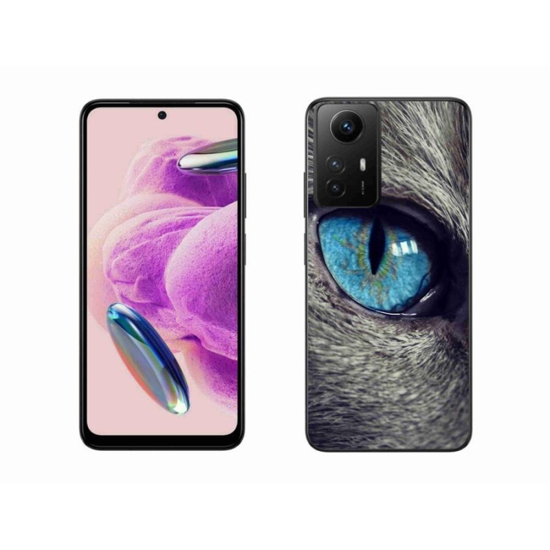 Gelový kryt mmCase na Xiaomi Redmi Note 12S - modré kočičí oko