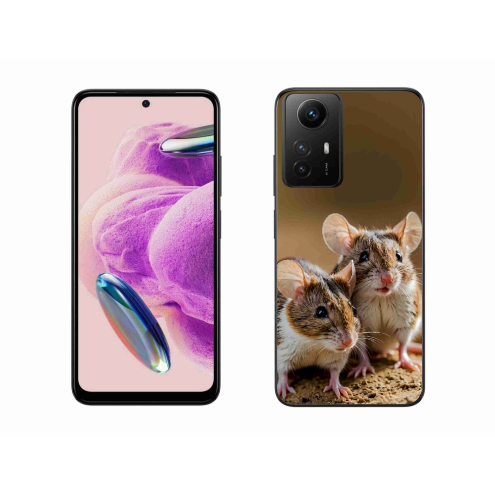 Gelový kryt mmCase na Xiaomi Redmi Note 12S - myší duo