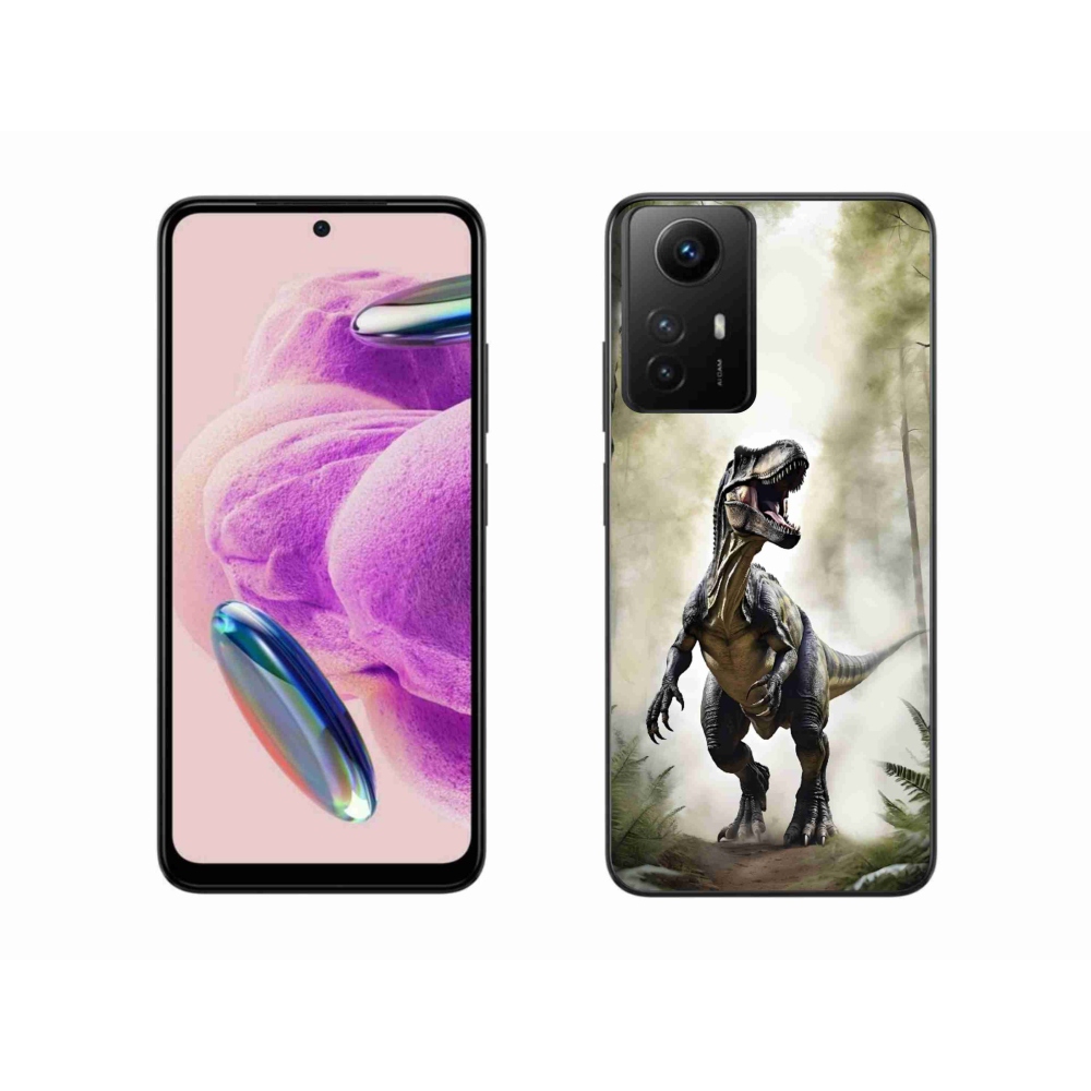 Gelový kryt mmCase na Xiaomi Redmi Note 12S - naštvaný T-Rex