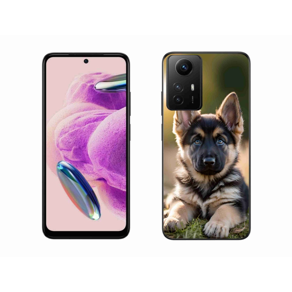 Gelový kryt mmCase na Xiaomi Redmi Note 12S - německý ovčák v přírodě