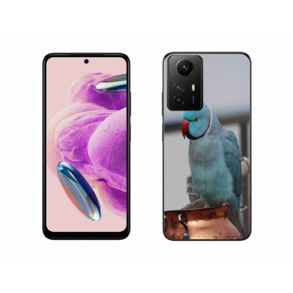 Gelový kryt mmCase na Xiaomi Redmi Note 12S - papoušek alexandr modrý