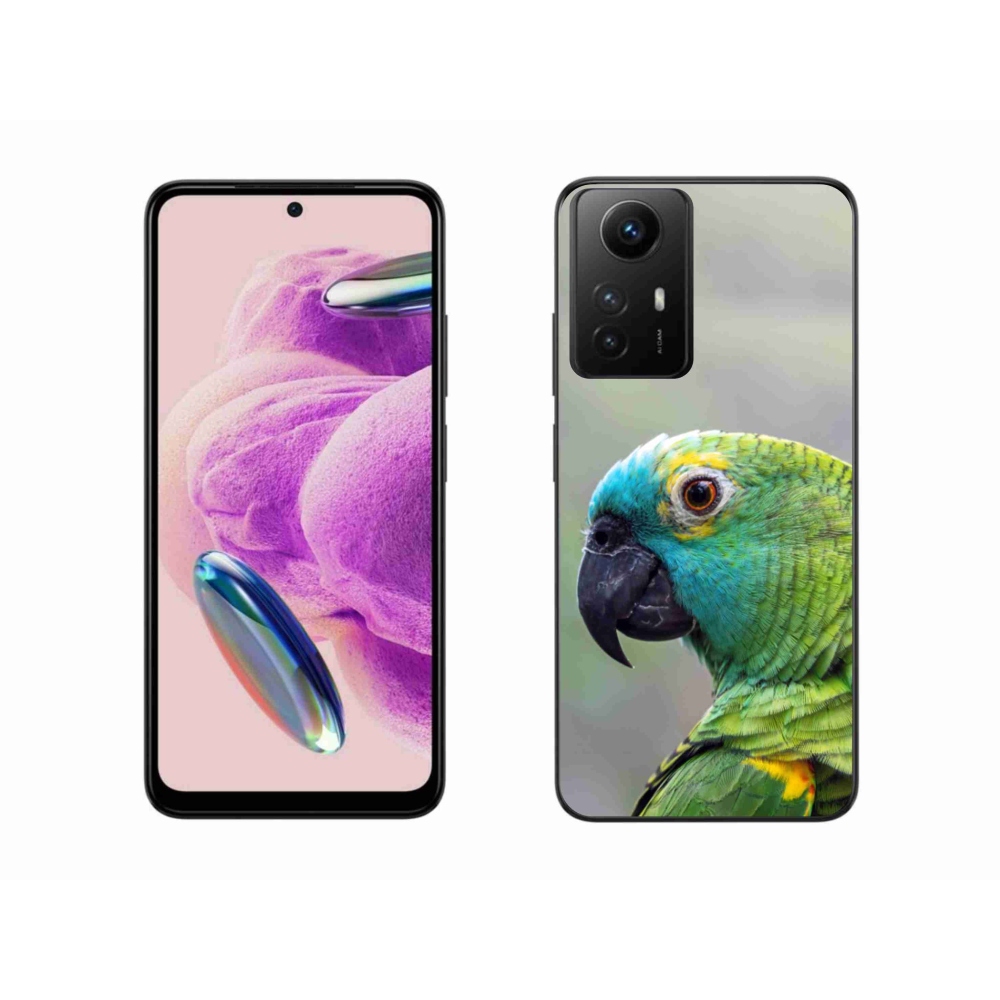 Gelový kryt mmCase na Xiaomi Redmi Note 12S - papoušek amazoňan