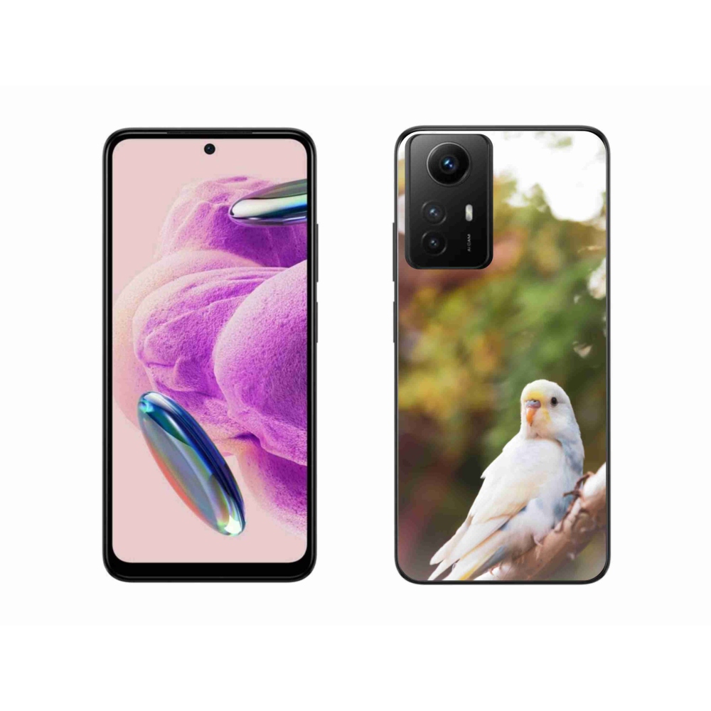 Gelový kryt mmCase na Xiaomi Redmi Note 12S - andulka bílá