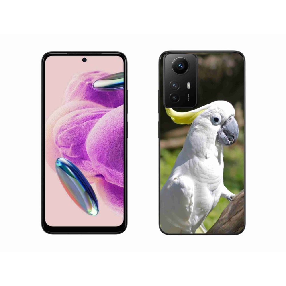 Gelový kryt mmCase na Xiaomi Redmi Note 12S - papoušek kakadu 2