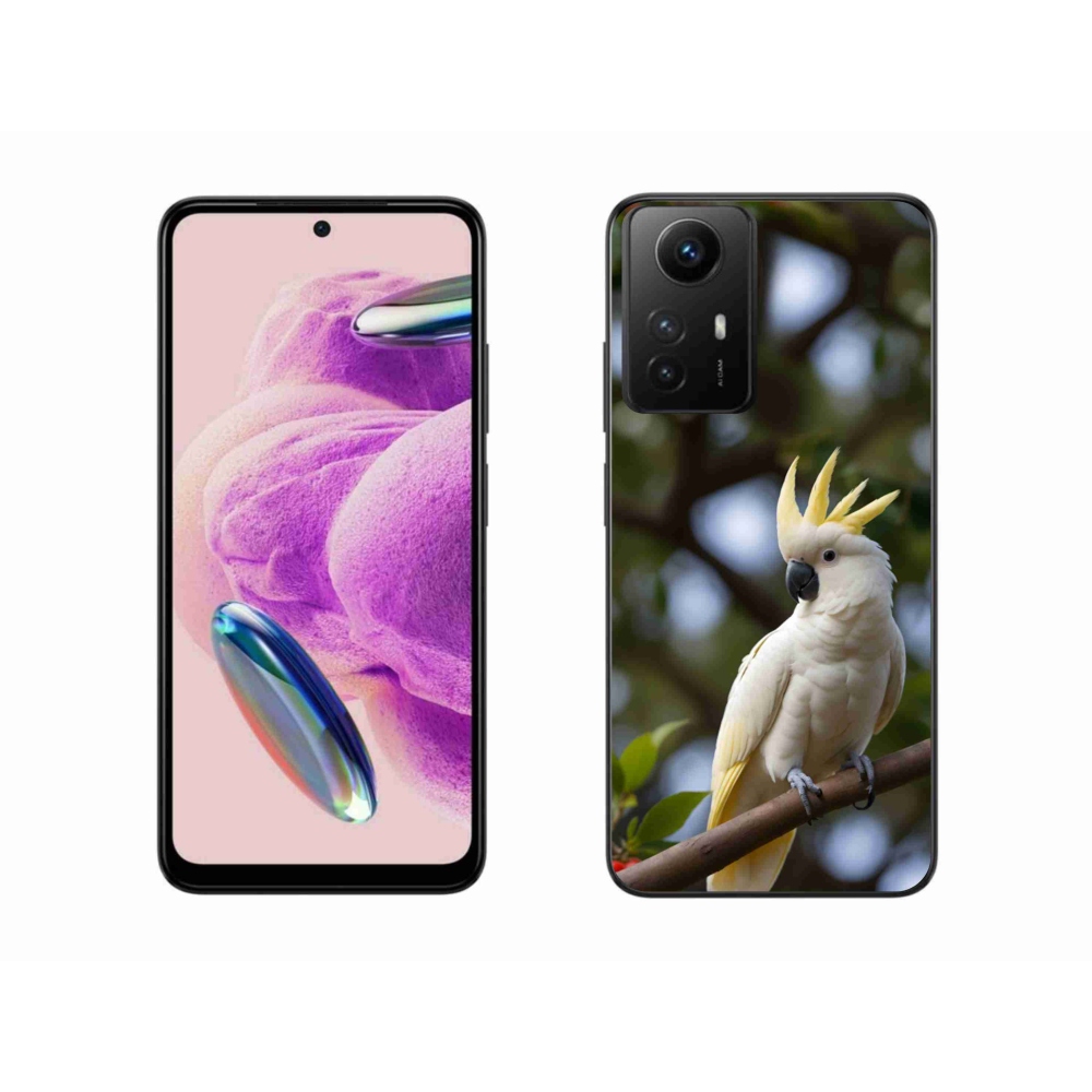 Gelový kryt mmCase na Xiaomi Redmi Note 12S - papoušek kakadu 3