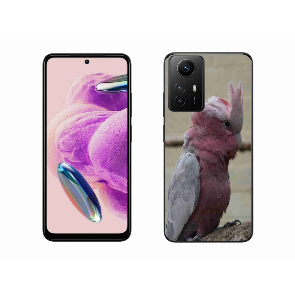Gelový kryt mmCase na Xiaomi Redmi Note 12S - papoušek kakadu růžový