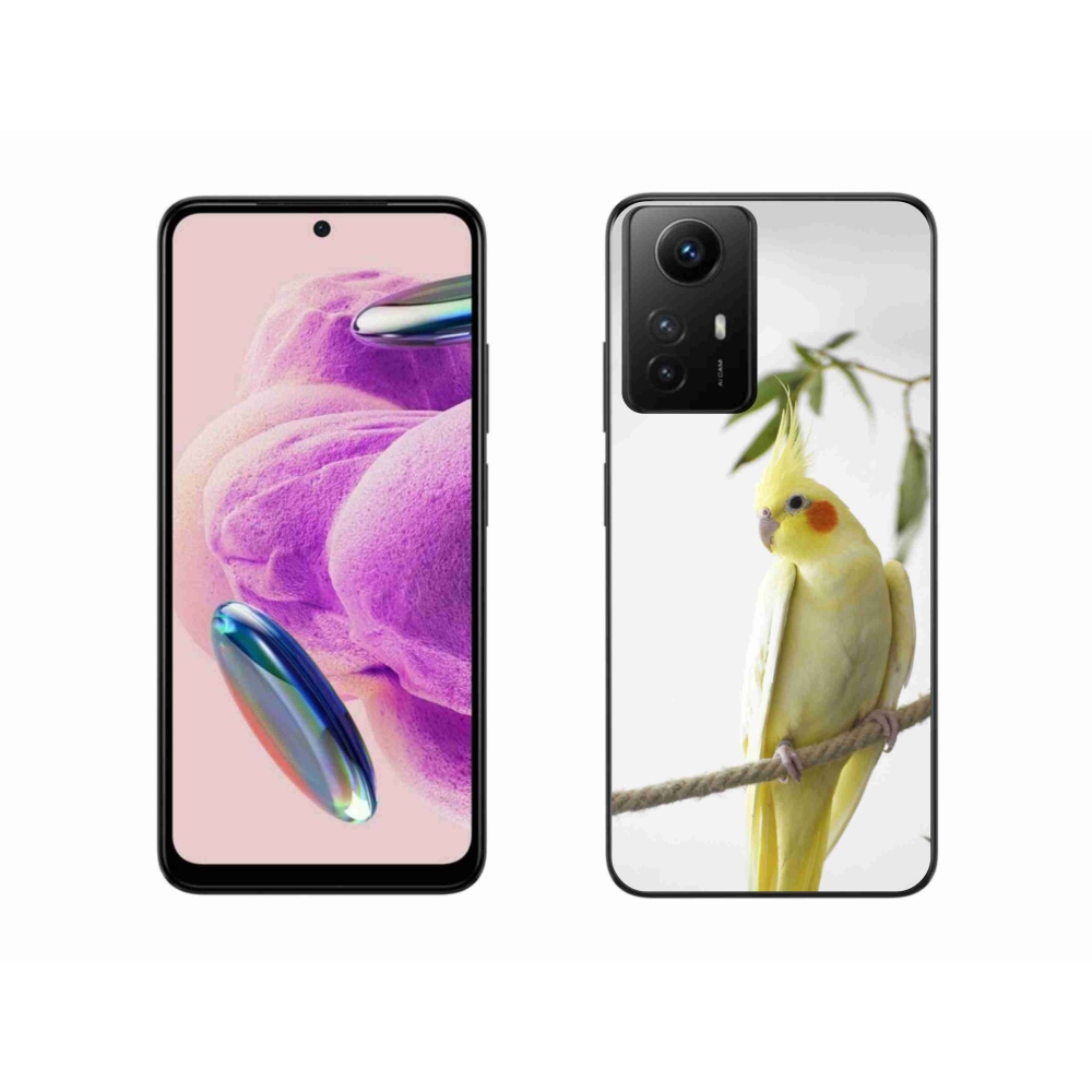 Gelový kryt mmCase na Xiaomi Redmi Note 12S - papoušek korela chocholatá