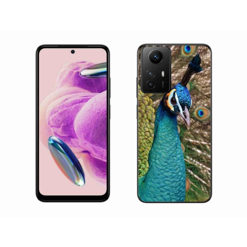 Gelový kryt mmCase na Xiaomi Redmi Note 12S - páv