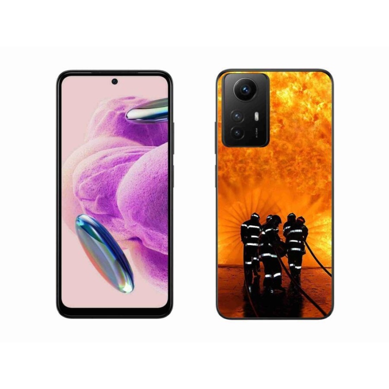 Gelový kryt mmCase na Xiaomi Redmi Note 12S - požár