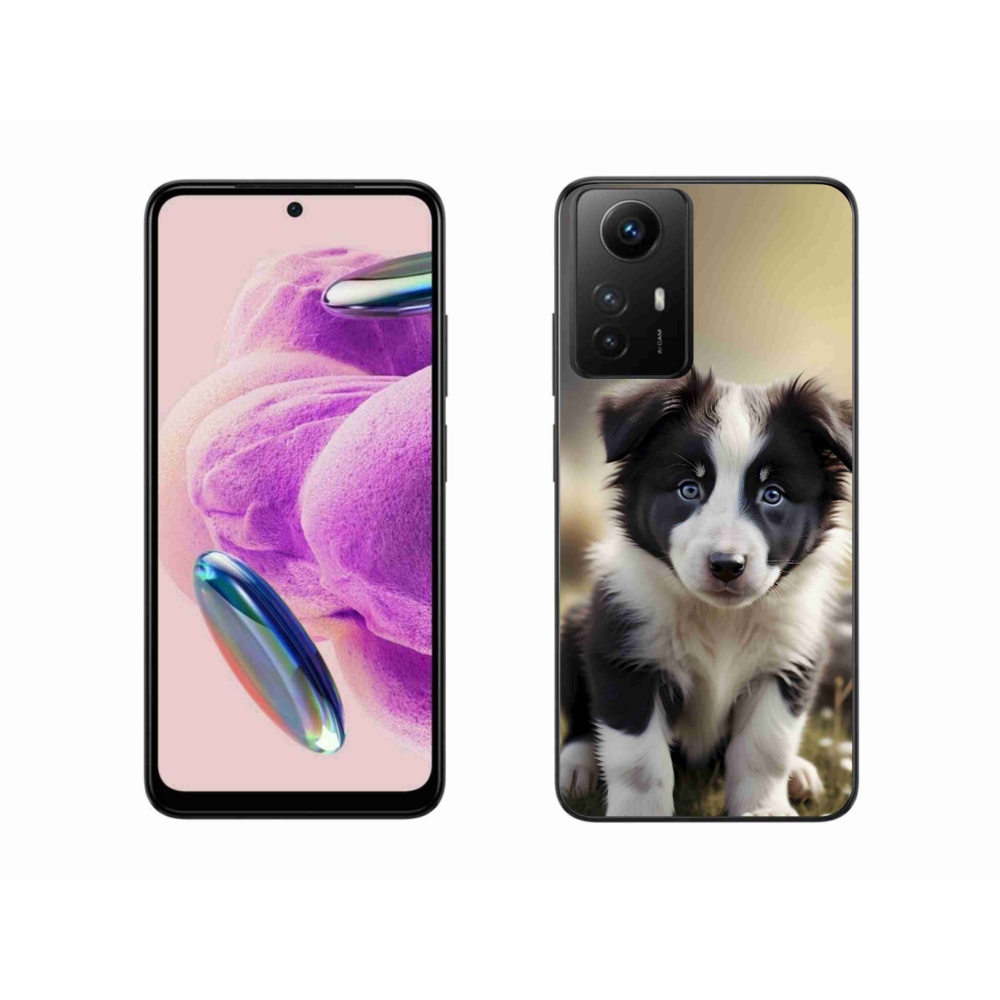 Gelový kryt mmCase na Xiaomi Redmi Note 12S - roztomilá border kolie