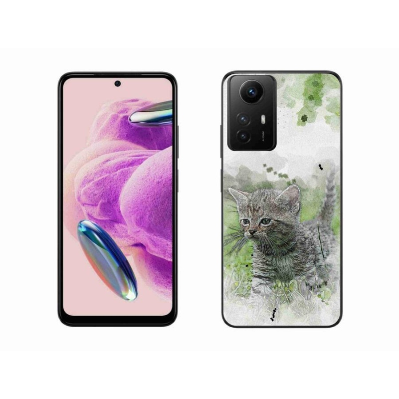 Gelový kryt mmCase na Xiaomi Redmi Note 12S - roztomilé kotě 1