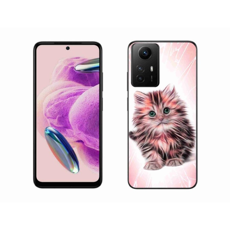 Gelový kryt mmCase na Xiaomi Redmi Note 12S - roztomilé kotě