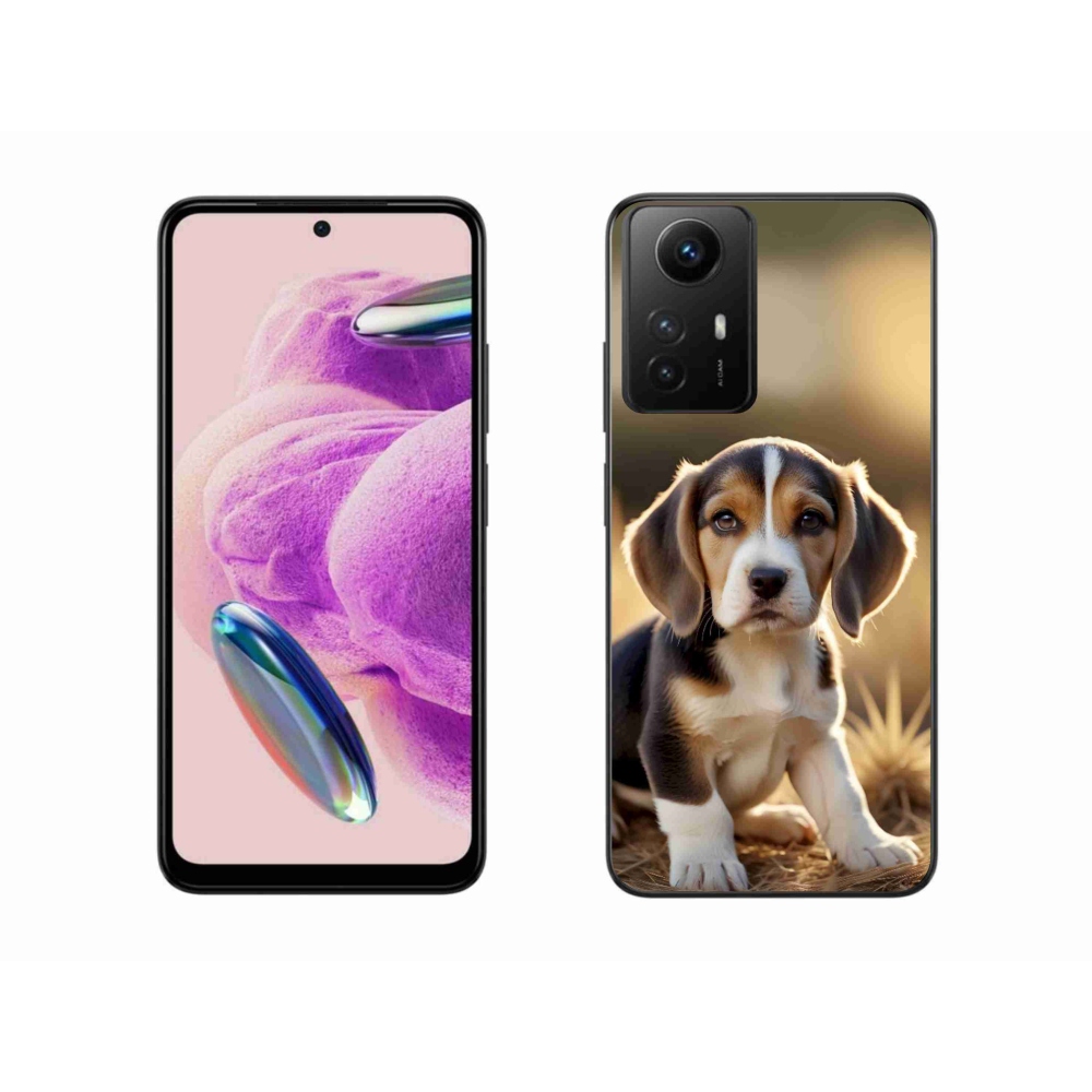 Gelový kryt mmCase na Xiaomi Redmi Note 12S - roztomilý bígl