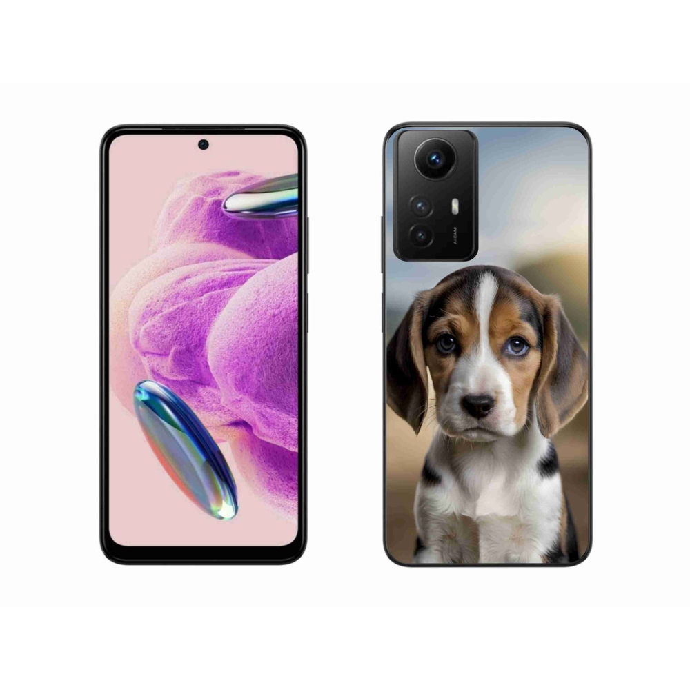 Gelový kryt mmCase na Xiaomi Redmi Note 12S - roztomilý bígl