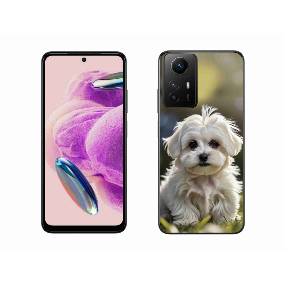 Gelový kryt mmCase na Xiaomi Redmi Note 12S - roztomilý maltézský psík