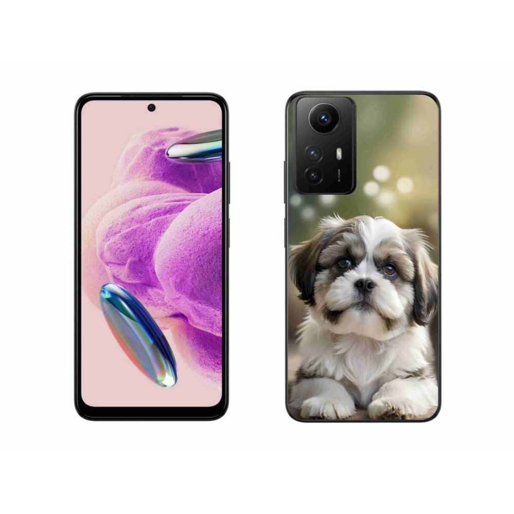 Gelový kryt mmCase na Xiaomi Redmi Note 12S - roztomilý shih-tzu