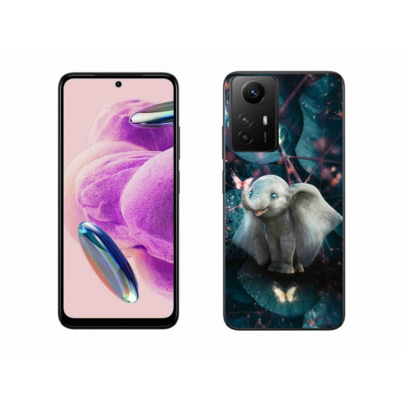 Gelový kryt mmCase na Xiaomi Redmi Note 12S - roztomilý slon