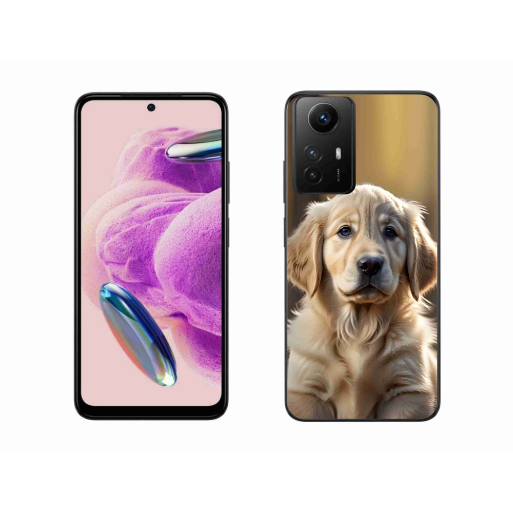 Gelový kryt mmCase na Xiaomi Redmi Note 12S - roztomilý zlatý retrívr