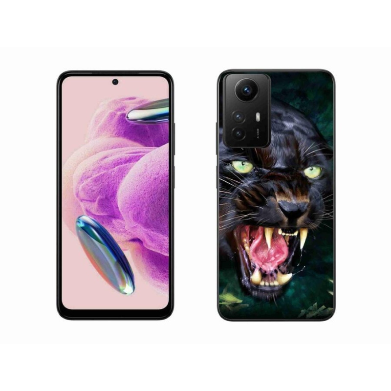 Gelový kryt mmCase na Xiaomi Redmi Note 12S - rozzuřený černý panter