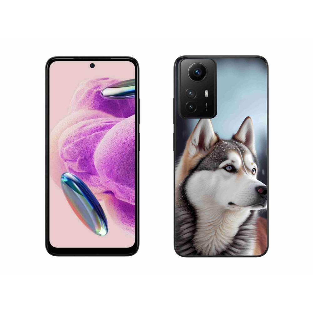 Gelový kryt mmCase na Xiaomi Redmi Note 12S - sibiřský husky