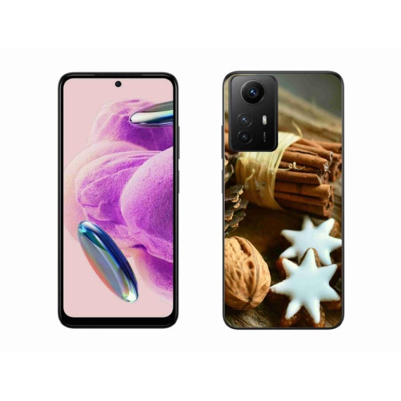 Gelový kryt mmCase na Xiaomi Redmi Note 12S - skořice a perníčky