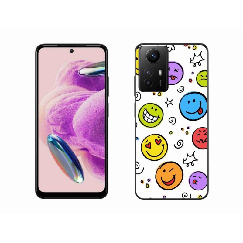 Gelový kryt mmCase na Xiaomi Redmi Note 12S - smajlíci