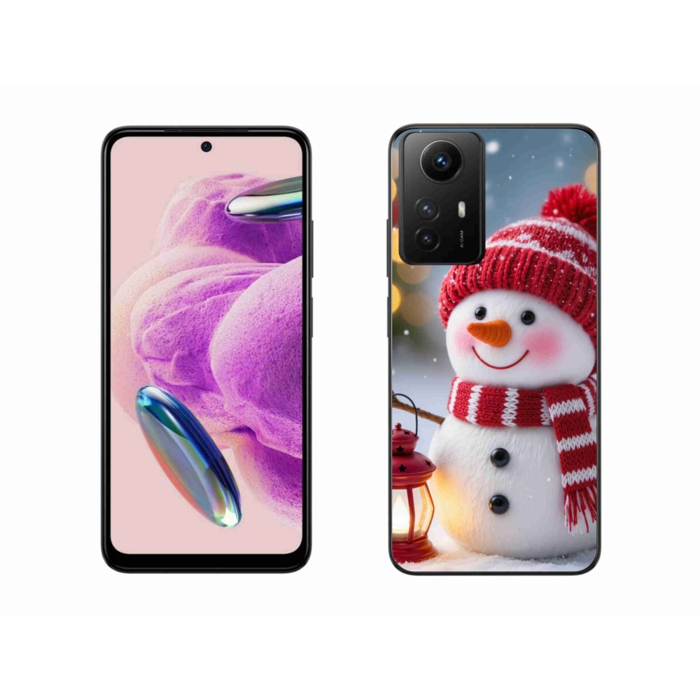 Gelový kryt mmCase na Xiaomi Redmi Note 12S - sněhulák 2
