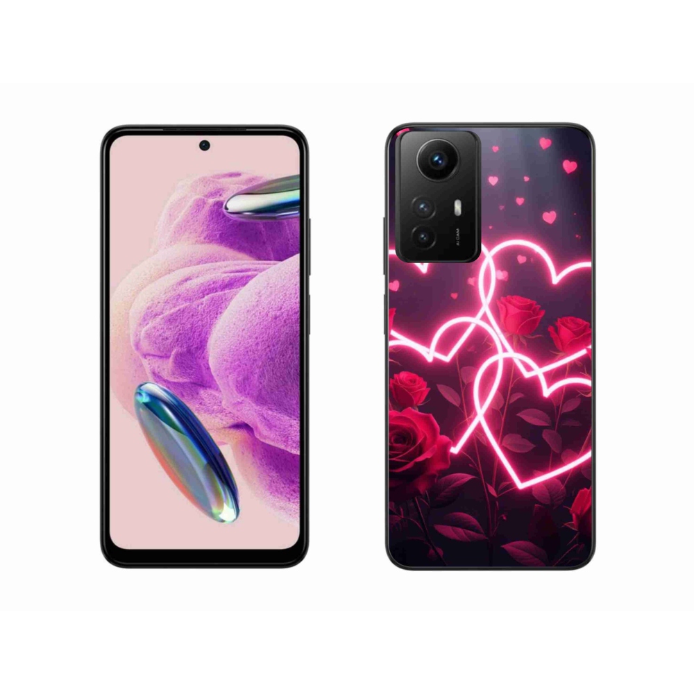 Gelový kryt mmCase na Xiaomi Redmi Note 12S - srdce lásky