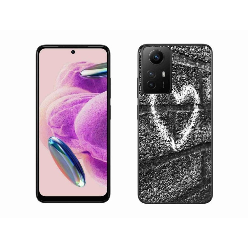 Gelový kryt mmCase na Xiaomi Redmi Note 12S - srdce na zdi