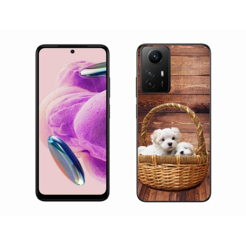 Gelový kryt mmCase na Xiaomi Redmi Note 12S - štěňátka