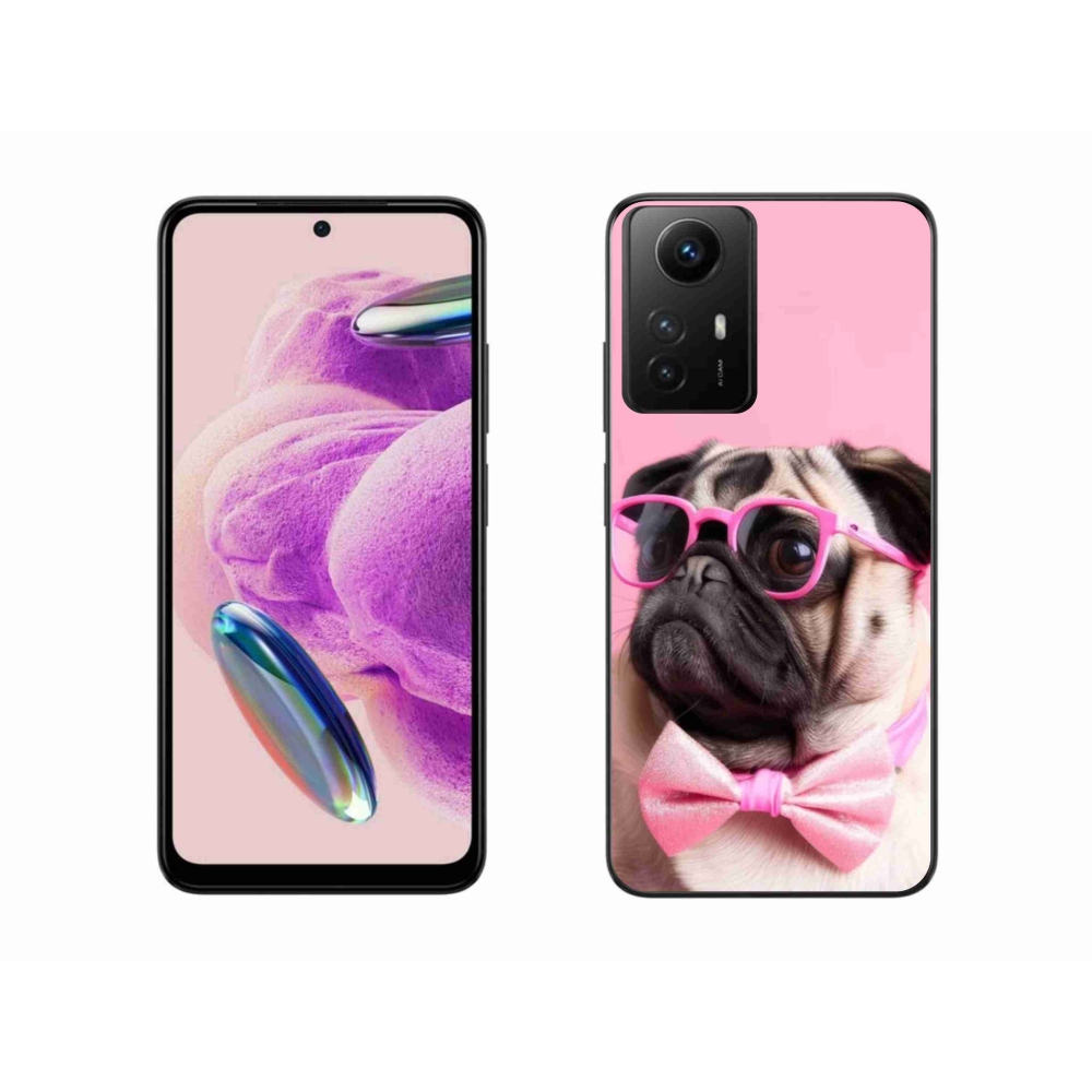 Gelový kryt mmCase na Xiaomi Redmi Note 12S - stylový mops