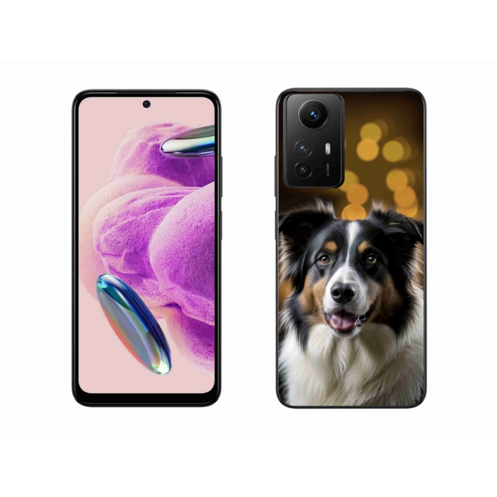 Gelový kryt mmCase na Xiaomi Redmi Note 12S - usměvavý australský ovčák