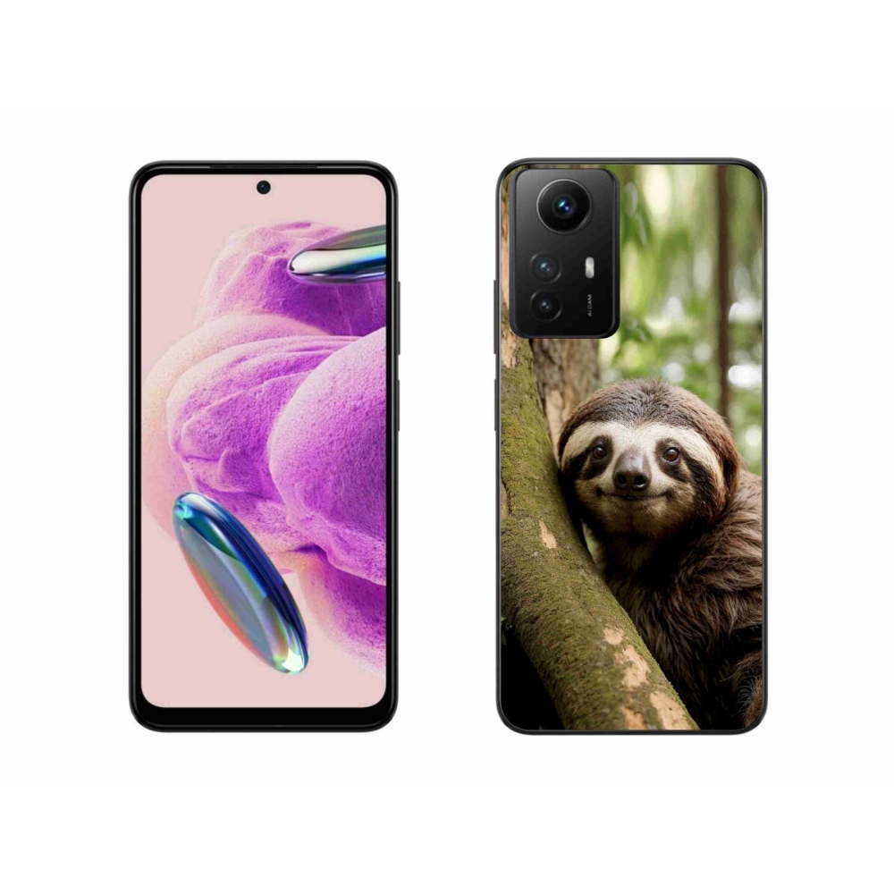 Gelový kryt mmCase na Xiaomi Redmi Note 12S - usměvavý lenochod
