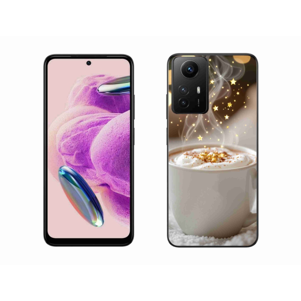 Gelový kryt mmCase na Xiaomi Redmi Note 12S - vánoční horký nápoj