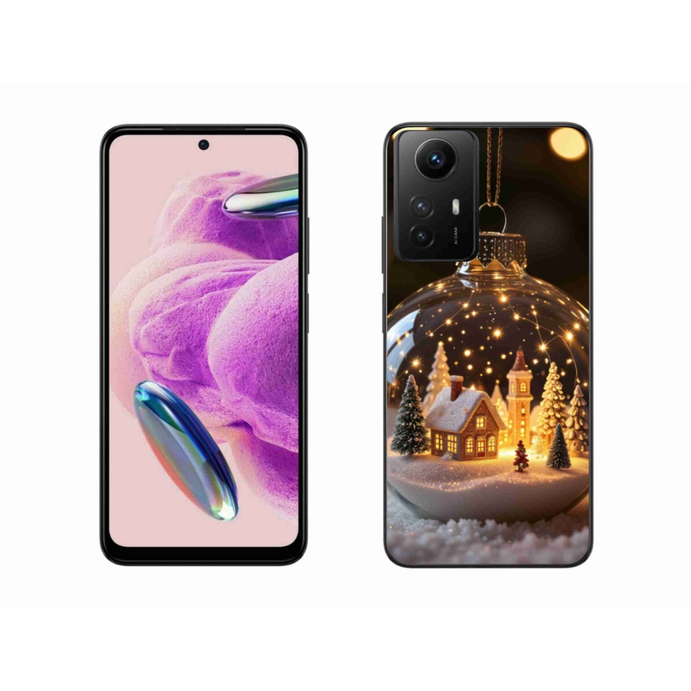 Gelový kryt mmCase na Xiaomi Redmi Note 12S - vánoční koule 3
